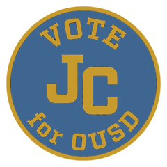 Vote JC for OUSD logo, full color